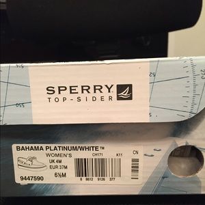 Sperry Bahama Platinum/White